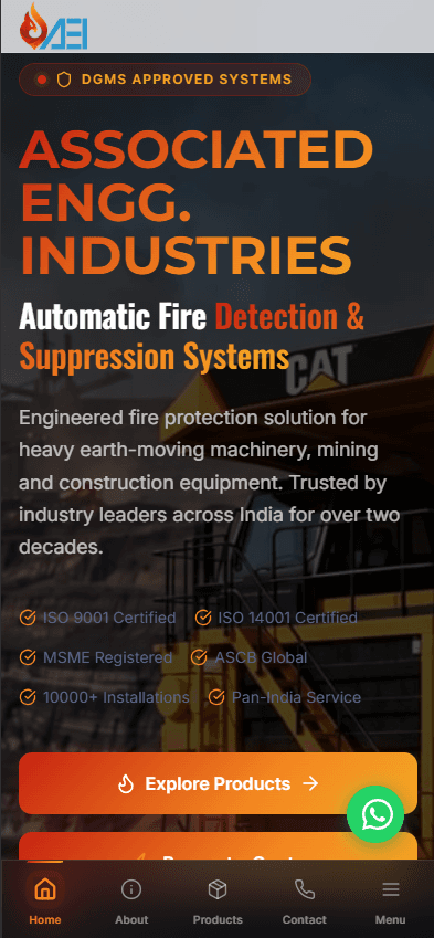 AEI AFPS – DGMS-Approved Fire Detection & Suppression Website