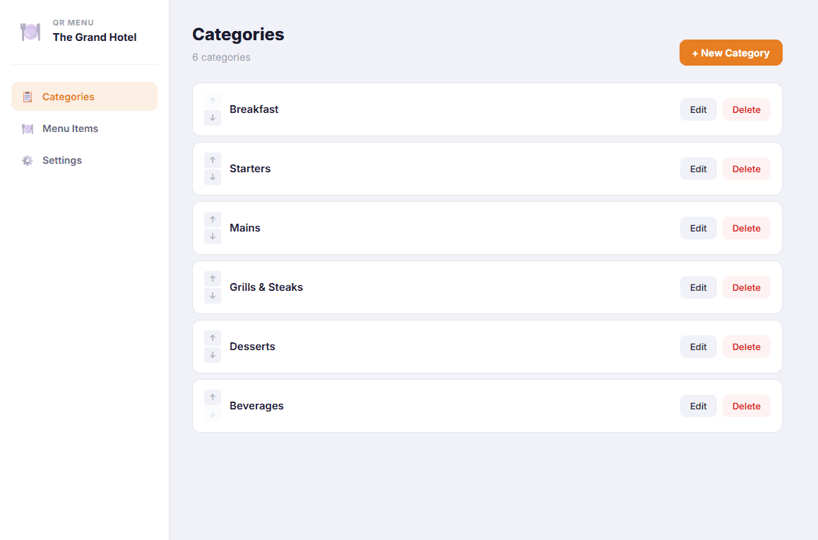 Menuly – QR Digital Menu Platform for Restaurants & Hotels screenshot 7